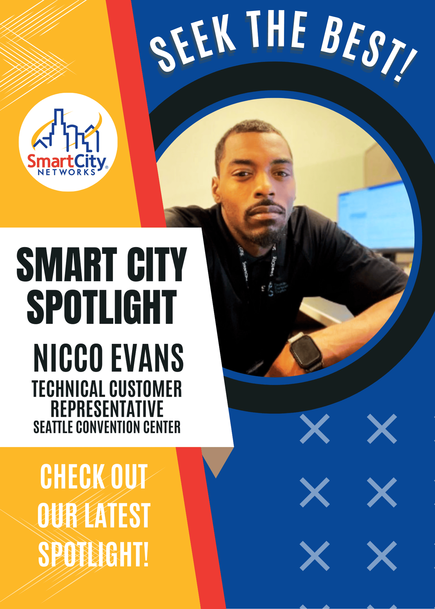 Smart City Spotlight: Nicco Evans – Technical Customer Representative